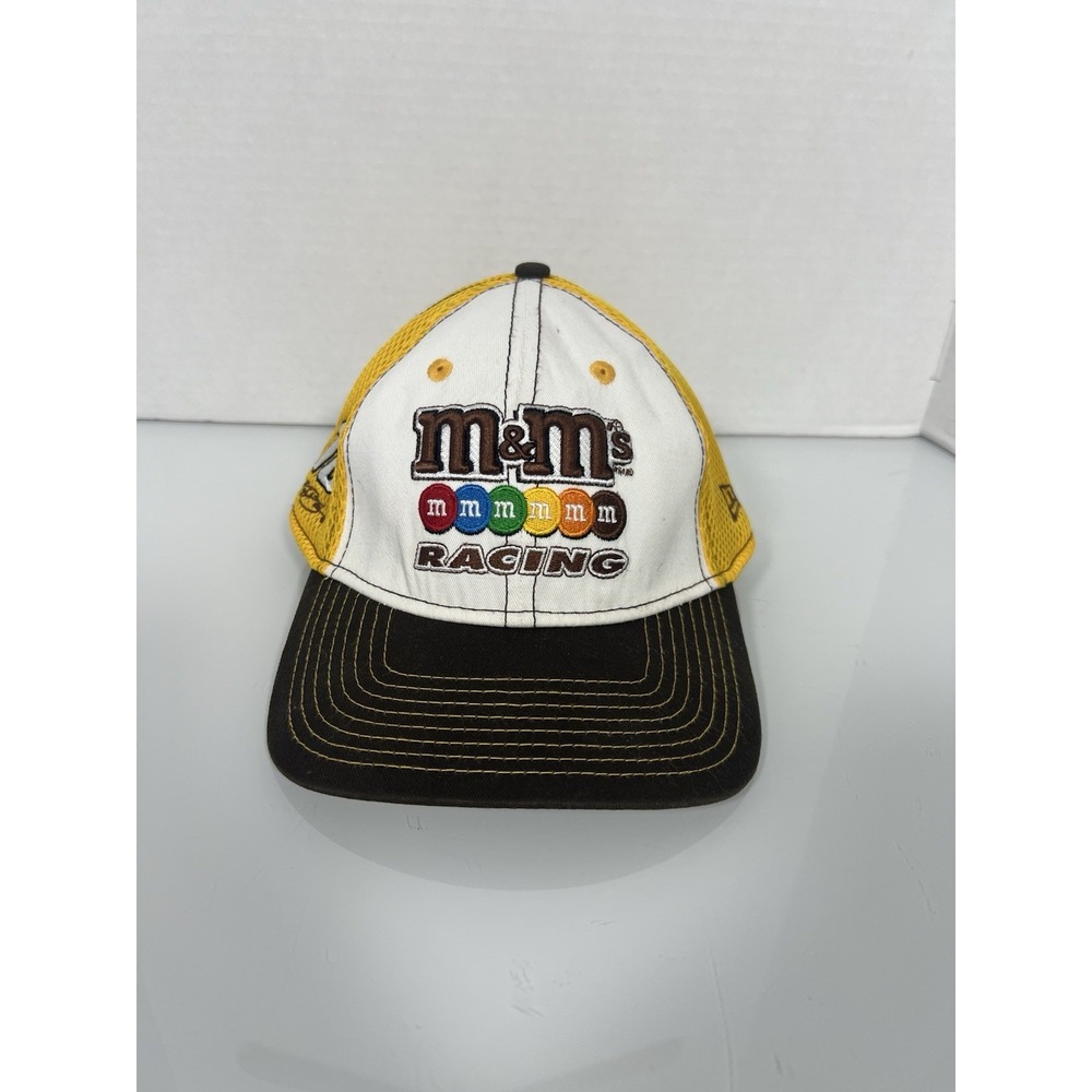Kyle Busch M&Ms Joe Gibbs Racing Hat Nascar #18 New Era 39Thirty Fitted S/MED